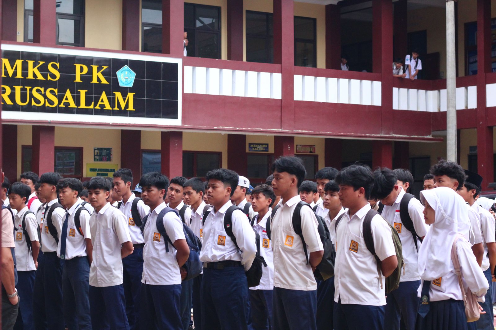 Daftar Ulang G-1 Siswa Baru Siap Belajar di Nurussalam
