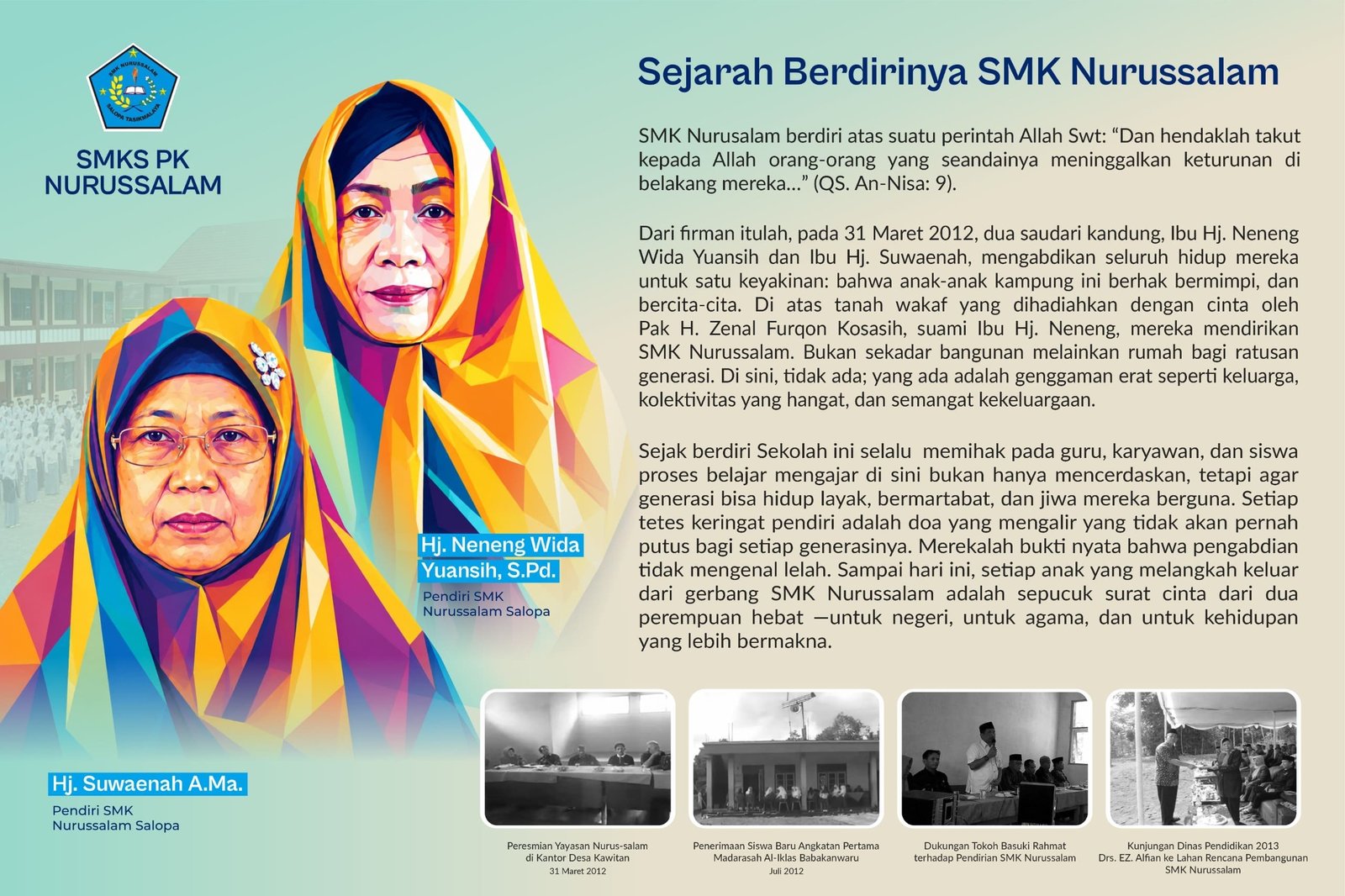 Kisah Berdirinya SMK Nurussalam: Sebuah Pengabdian yang Menjadi Rumah bagi Generasi