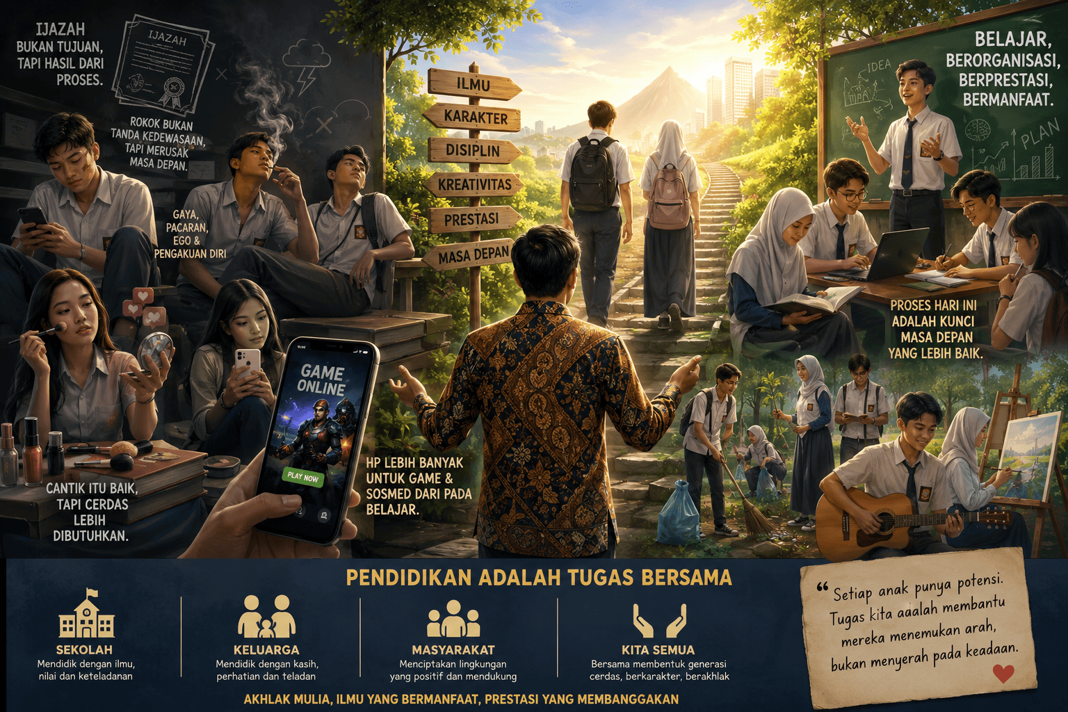 Sulitnya Mendidik Siswa Saat Ini